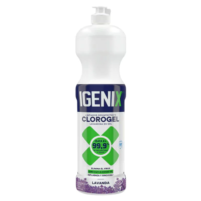 Limpiador Cloro Gel Igenix Lavanda 900 ml