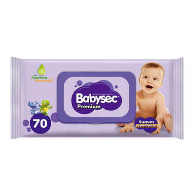 Toallitas Húmedas Babysec 70 Unid