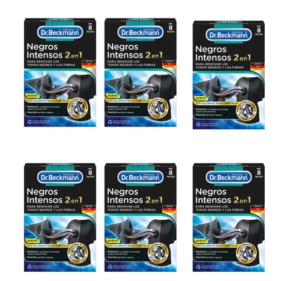 Negros Intensos en Toallitas Dr. Beckmann 8 Unid x6