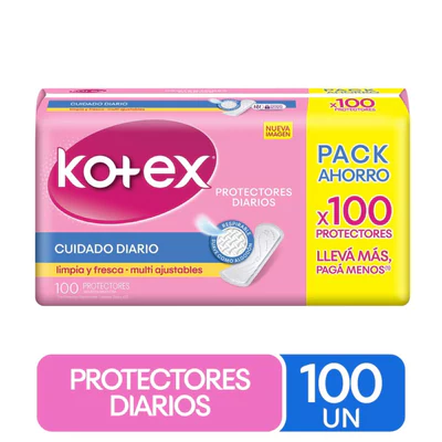 Protector Diario Kotex 100 Unid