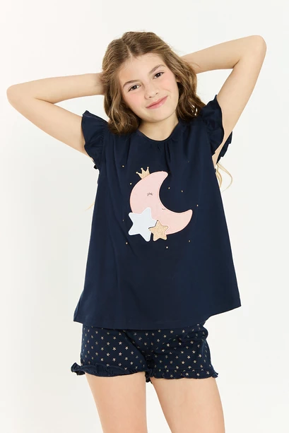 Pijama Jose Short Azul