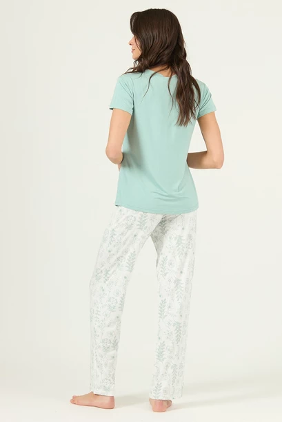 Pijama Kate Pantalon Largo Verde