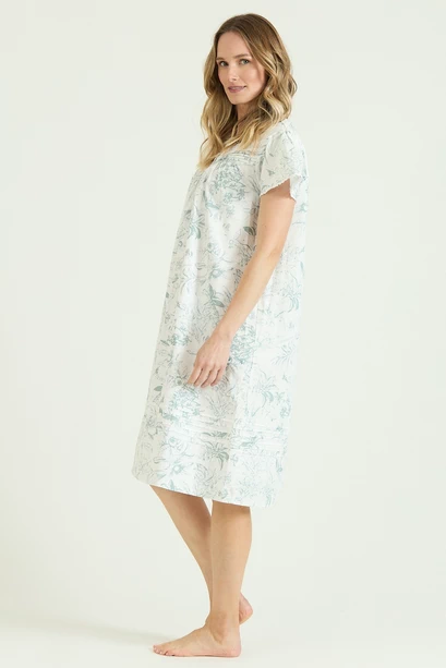 Camisa Tradicional Maria Blanco Flor