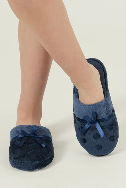 Zapatilla Lunares Azul