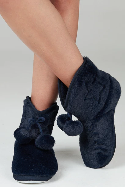 Bota New Pon Pon Azul