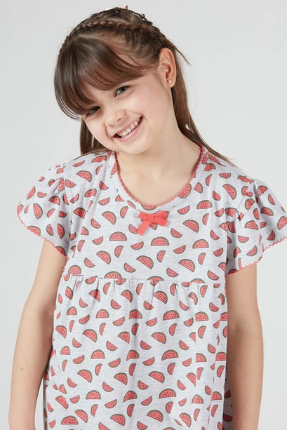 Camisa Baby Paz Niña Gris