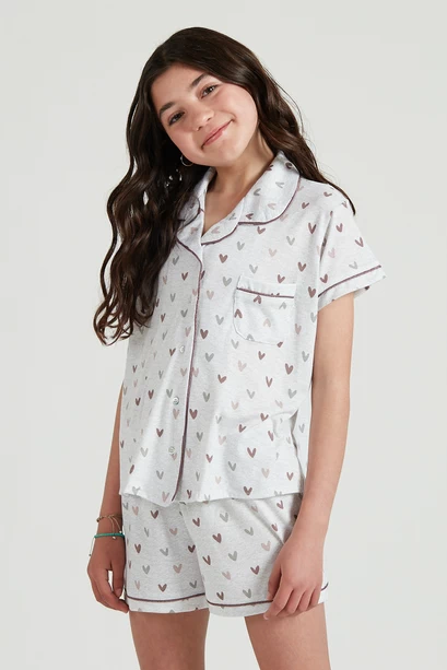 Pijama Lux Kids Gris