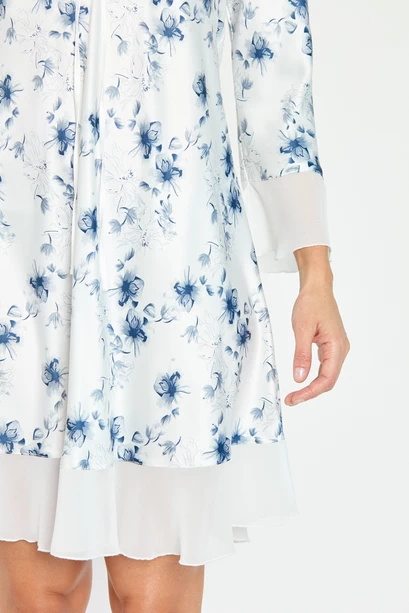 Camisola Sesgo Blanco Estampado