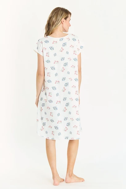 Camisa Socorro Blanco Estampado