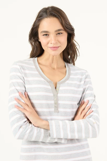 Camisa Clara Gris