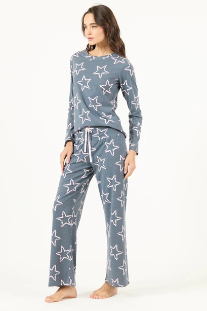 Pijama Praga Gris