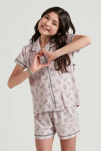 Pijama Lux Kids Rosado