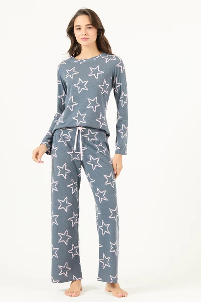 Pijama Praga Gris