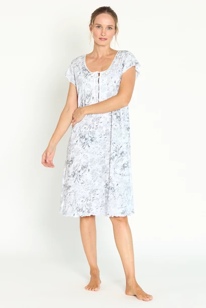 Camisa Socorro Blanco Estampado
