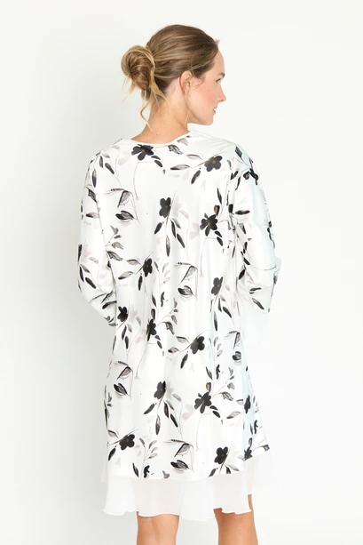 Camisola Sesgo Ivory Estampado