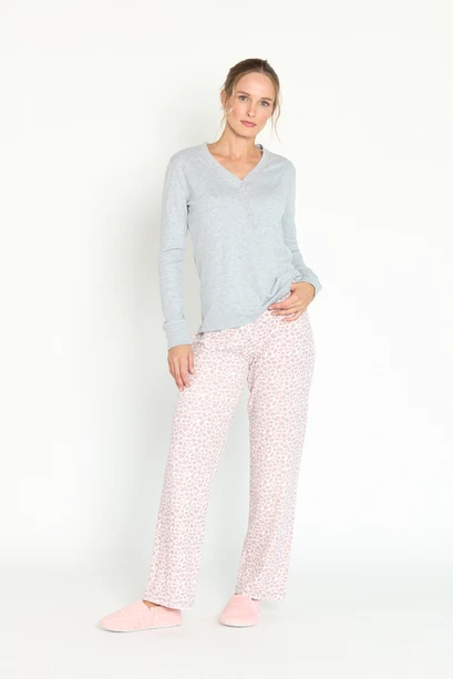 Pijama Rocio Gris Melange