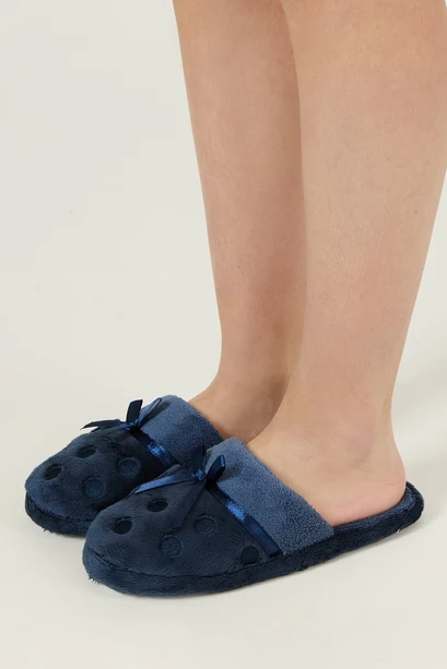 Zapatilla Lunares Azul