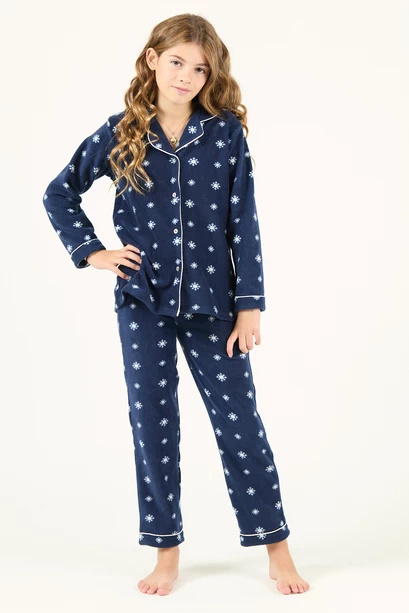 Pijama Sport Polar Kids Azul