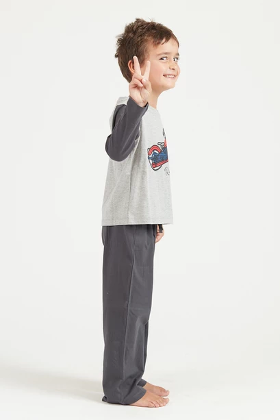 Pijama Tomy Kids Gris
