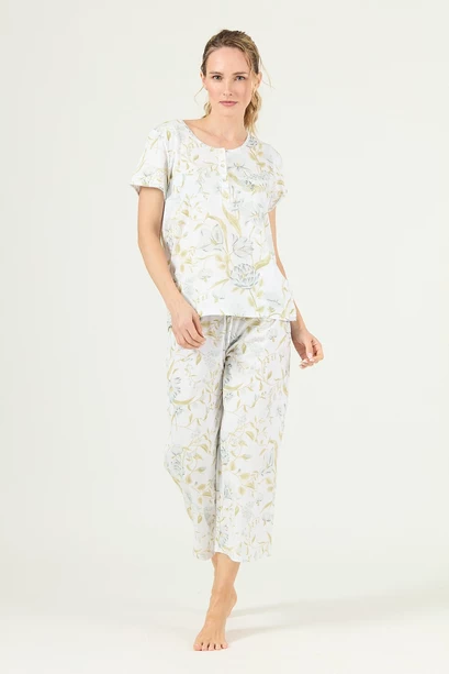 Pijama New Cuore Pantalon Largo Blanco Estampado