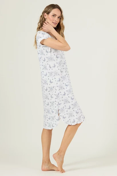 Camisa Socorro Blanco Estampado