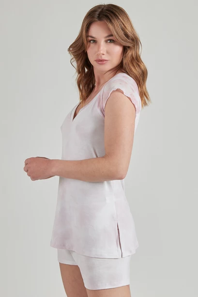 Pijama Dame Short Rosado