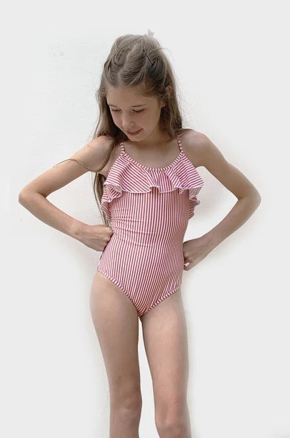 Traje de baño Vuelos Rojo