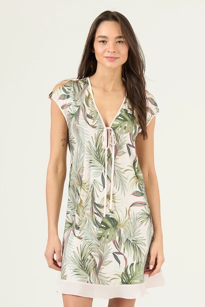 Camisola Sesgo Rosado Estampado