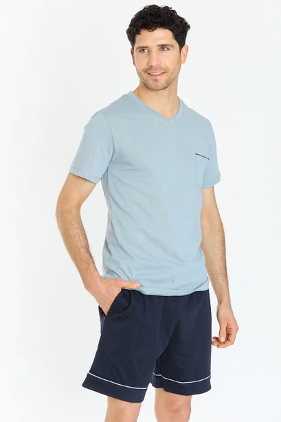 Pijama Berlin Short Celeste