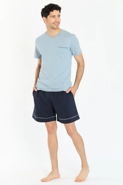 Pijama Berlin Short Celeste