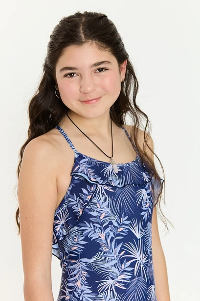Traje de Baño Vuelos Kids Azul Estampado