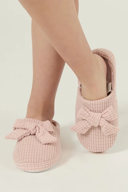Zapatilla Ribbon Malva