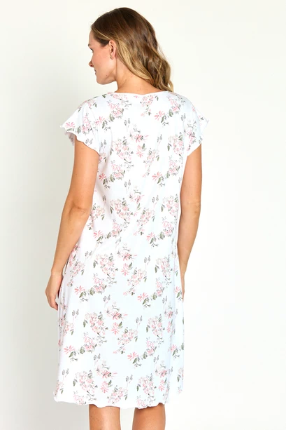 Camisa Socorro Blanco Flor
