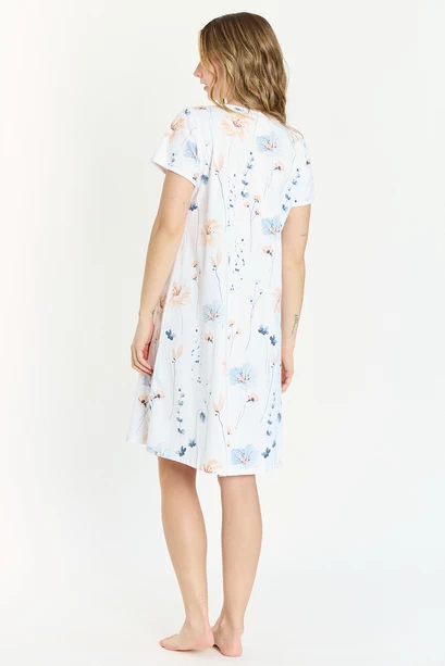 Camisa Cuore Blanco Flor