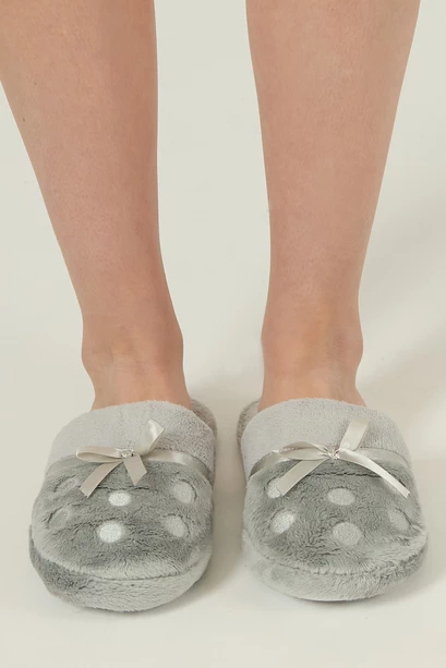 Zapatilla Lunares Gris