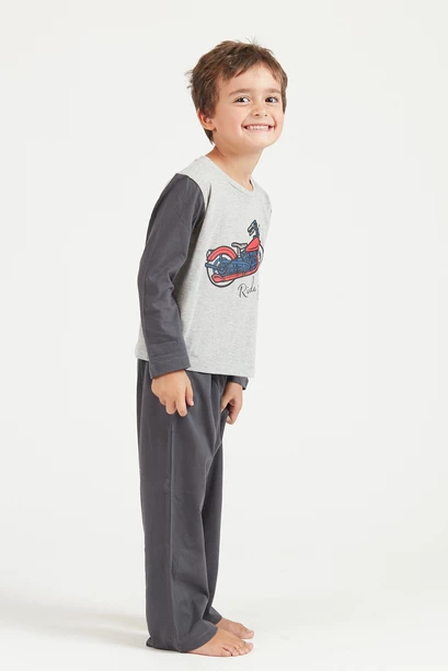 Pijama Tomy Kids Gris