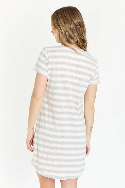 Camisa New Rayas Gris