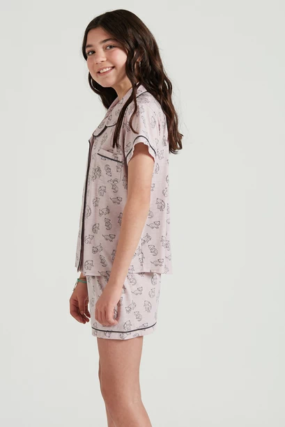 Pijama Lux Kids Rosado