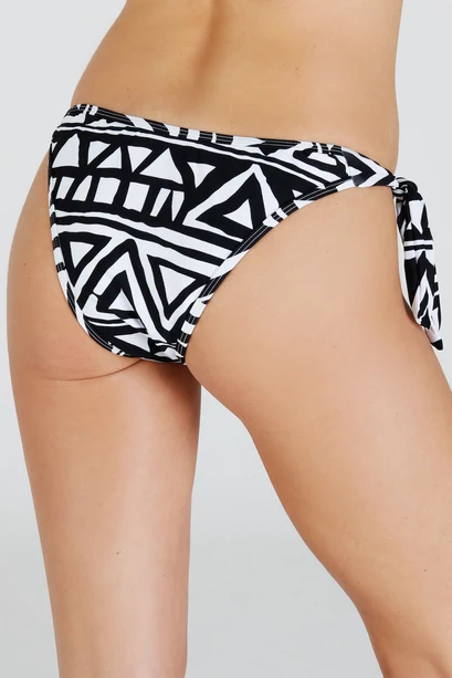 Bottom Bikini Amarra BL Negro