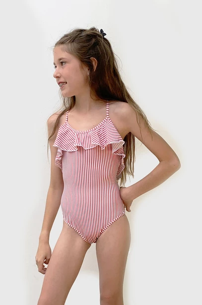 Traje de baño Vuelos Rojo