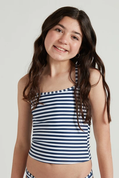 Traje de Baño Tankini Kids Azul