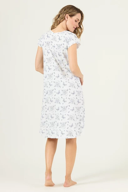 Camisa Socorro Blanco Estampado