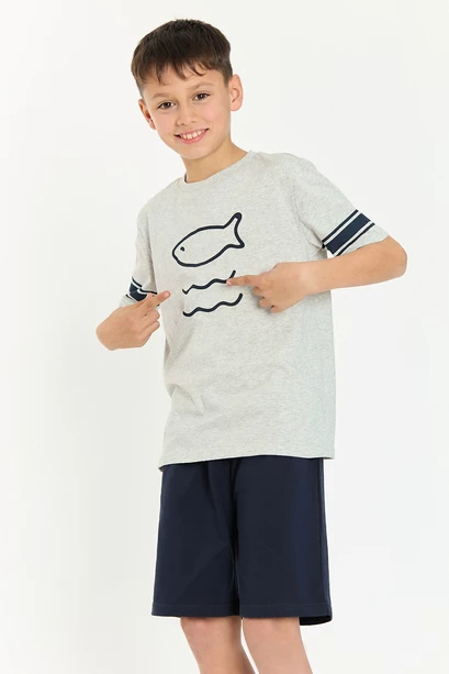Pijama Tomy Gris