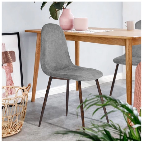 Silla Comedor Sitial Charlton Terry - Gris - vista alternativa