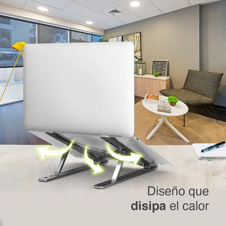 Soporte para Notebook Plegable Altura Ajustable - vista alternativa