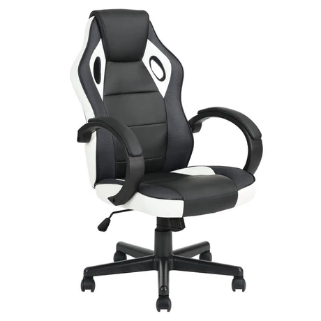 Silla Gamer PU Ergonómica  Blanco