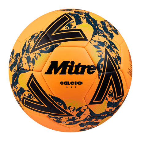 Balón Fútbol Calcio (Naranjo/Negro/Azulino, T.5)
