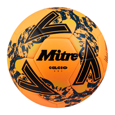 Balón Fútbol Calcio (Naranjo/Negro/Azulino, T.5)
