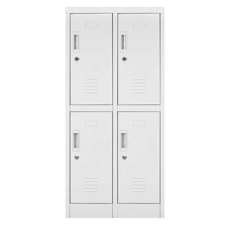 Locker Mini 4 Puertas Gris