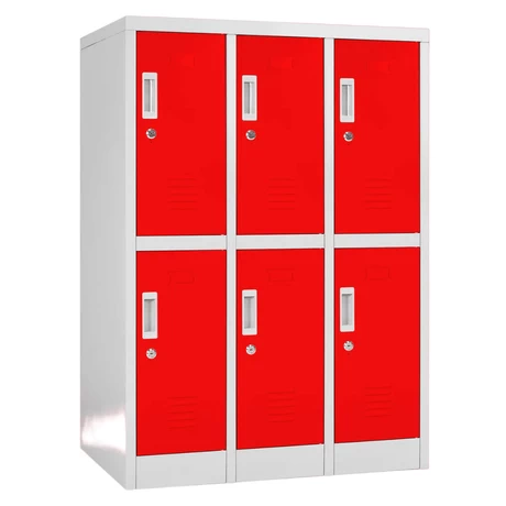 Locker Mini 6 Puertas Rojo - vista alternativa